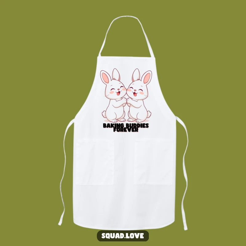Funny Giggle Bunnies Apron: Spread Joy in the Kitchen