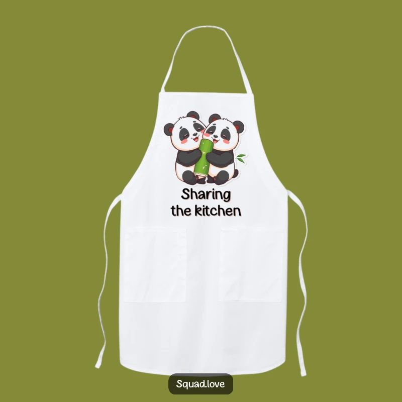 Funny Panda Hug Apron: Cook with Friendship, Hilarious Kitchen Gift