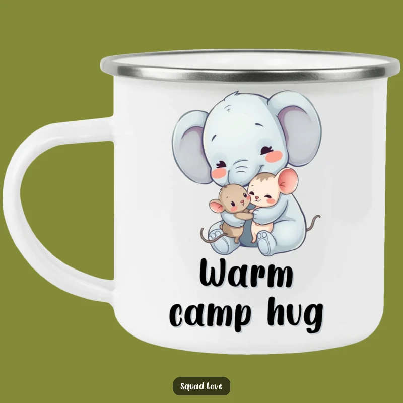 Funny Gentle Hug Camping Mug: Outdoor Comfort, Heartwarming Adventure Gift