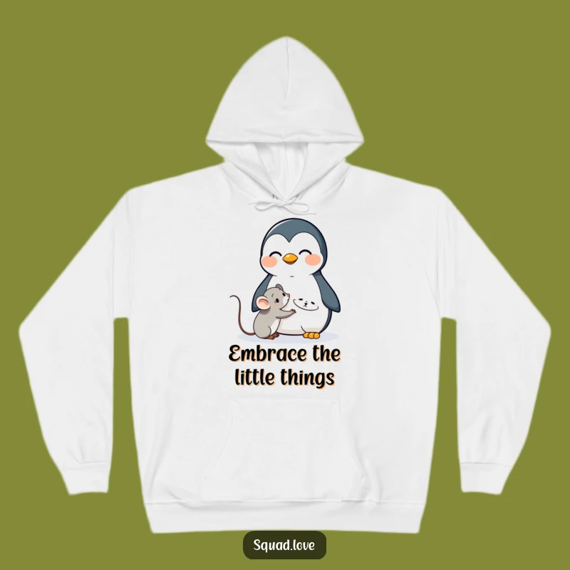 Cozy Funny Penguin Hug Hoodie: Warmth and Laughter Guaranteed!