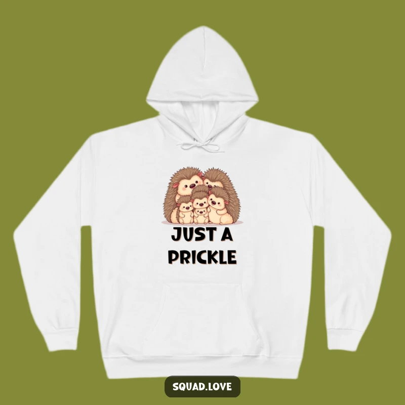 Funny Warm Hedgehog Family Hoodie - Ultimate Cozy Gift for Loved Ones