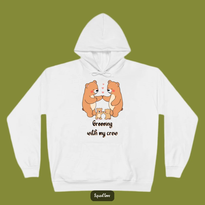 Funny Bear Dance Hoodie: Cozy Up with Family Fun, Perfect Gift