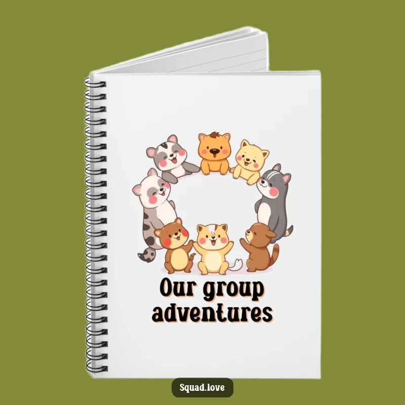 Funny Animal Friends Notebook: Capture Ideas, Laughter & Unity, Gift