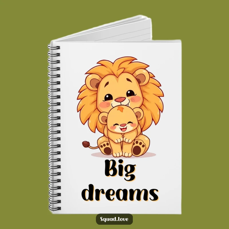 Funny Lion Family Hug Notebook - Journal Your Prideful Moments