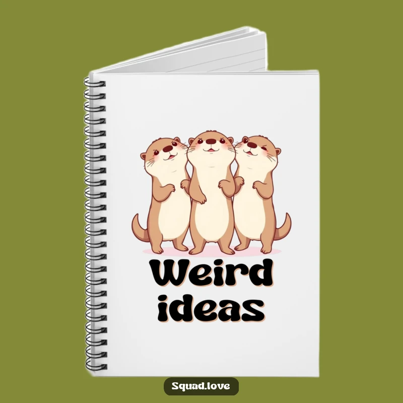 Funny Otter Dance Notebook - Jot Down Silly Ideas
