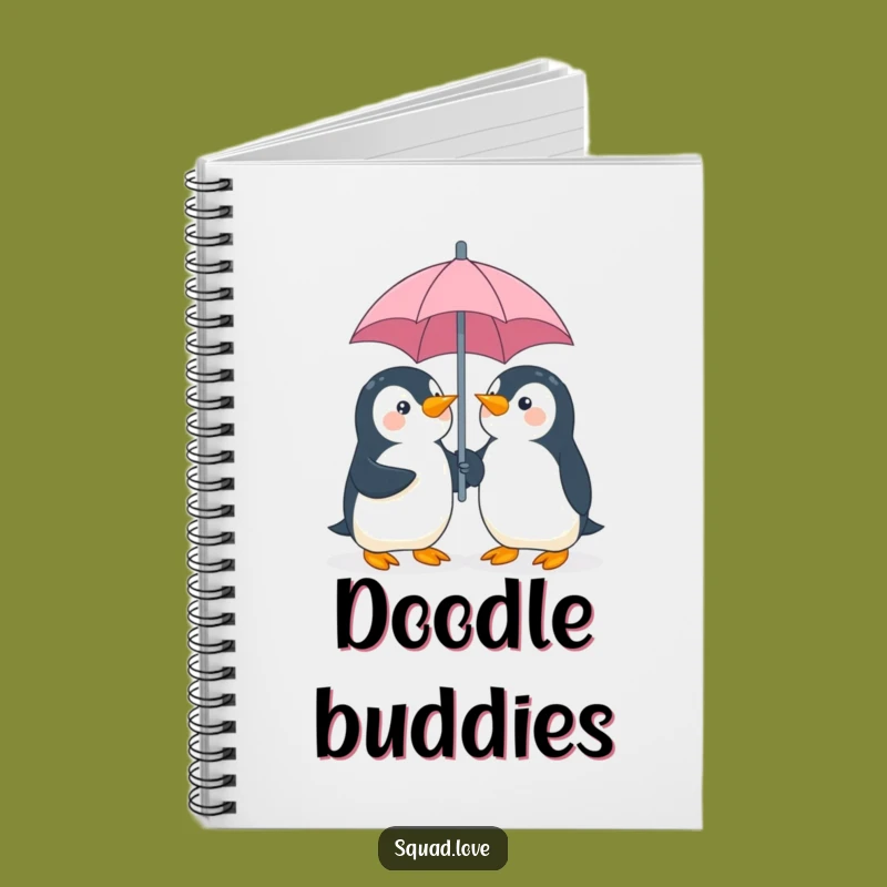 Funny Penguin Umbrella Notebook - Jot Down Giggles & Ideas