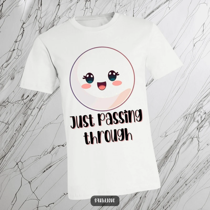 Funny t-shirt with a dynamic depiction of a sports ball, designed for active individuals and sports lovers.