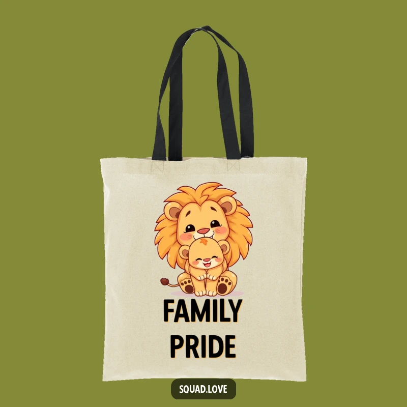 Funny Lion Hug Tote Bag - Carry Your Pride & Joy Hilariously