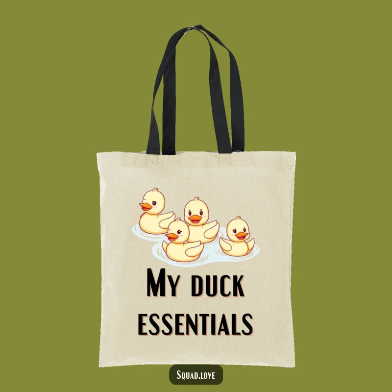 Funny Duck Family Tote Bag: Carry Your Fun Wherever You Go